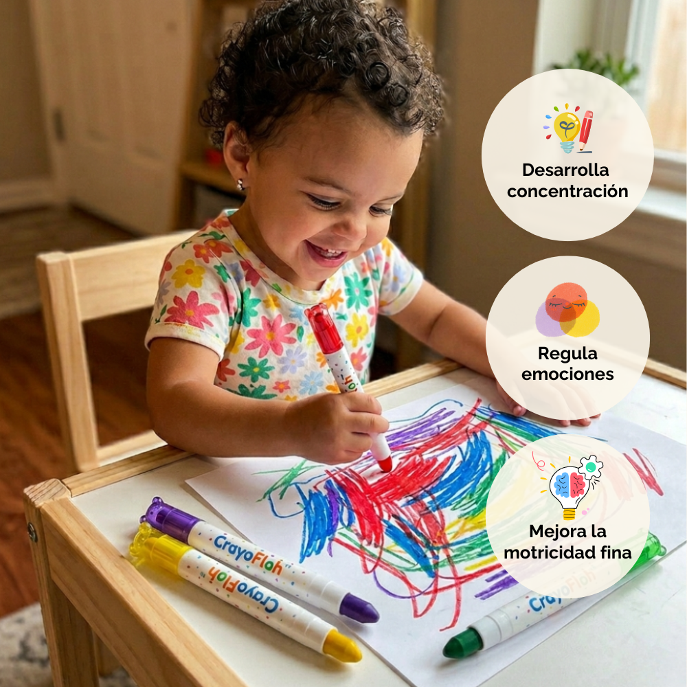 Crayones Lavables CrayoFloh™