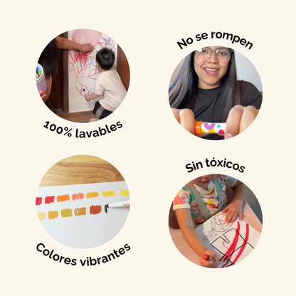 Crayones Lavables CrayoFloh™