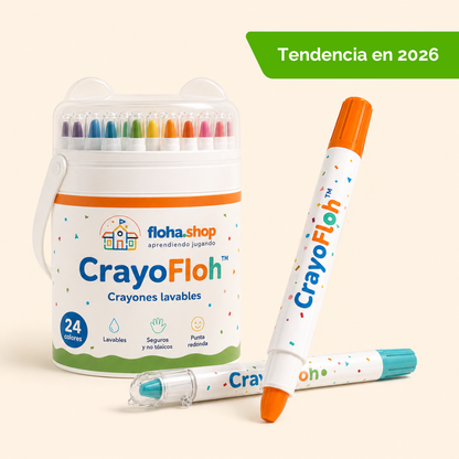 Crayones Lavables CrayoFloh™