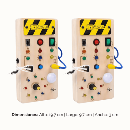 Tablero Sensorial Montessori – Diversión y Aprendizaje sin Pantallas - Floha