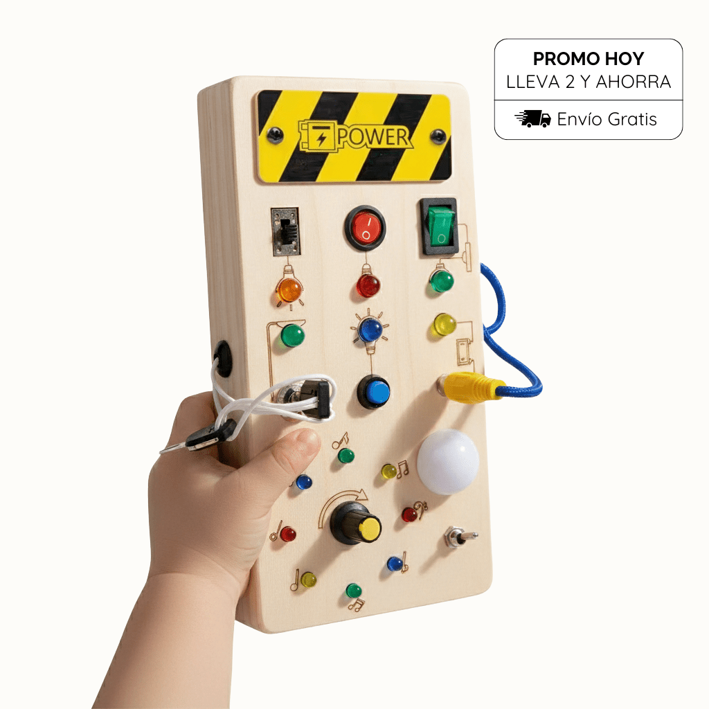 Tablero Sensorial Montessori – Diversión y Aprendizaje sin Pantallas - Floha