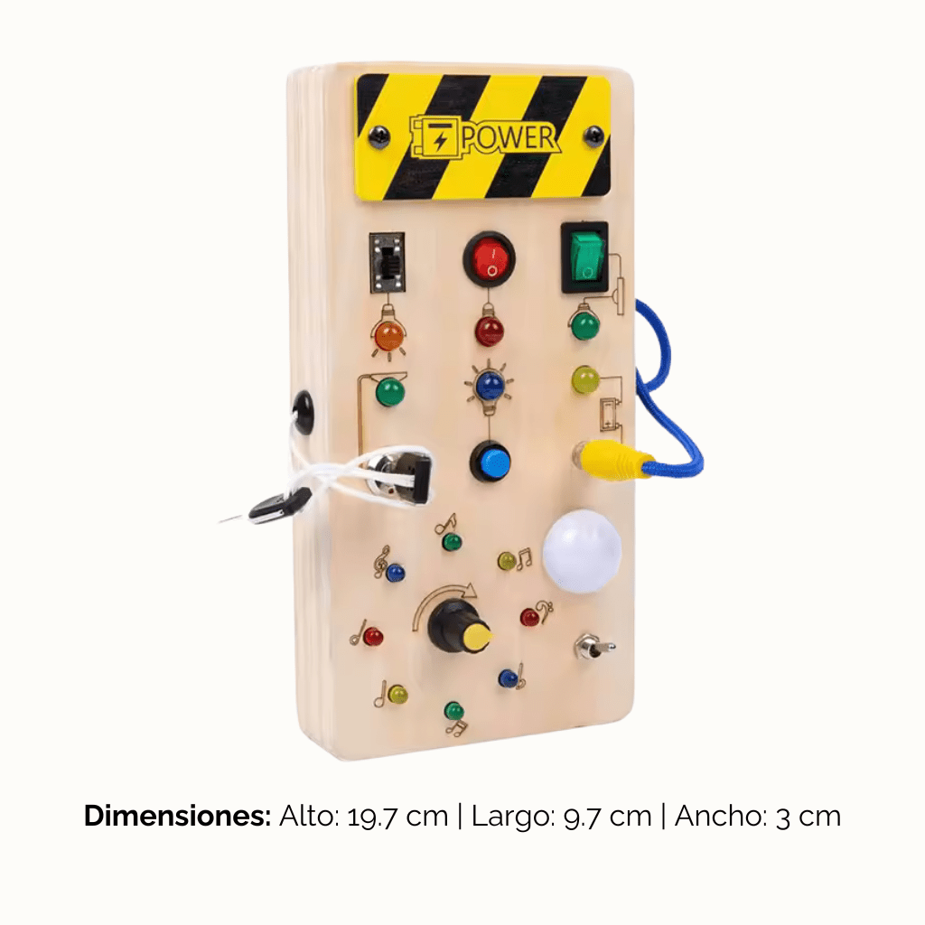 Tablero Sensorial Montessori – Diversión y Aprendizaje sin Pantallas - Floha